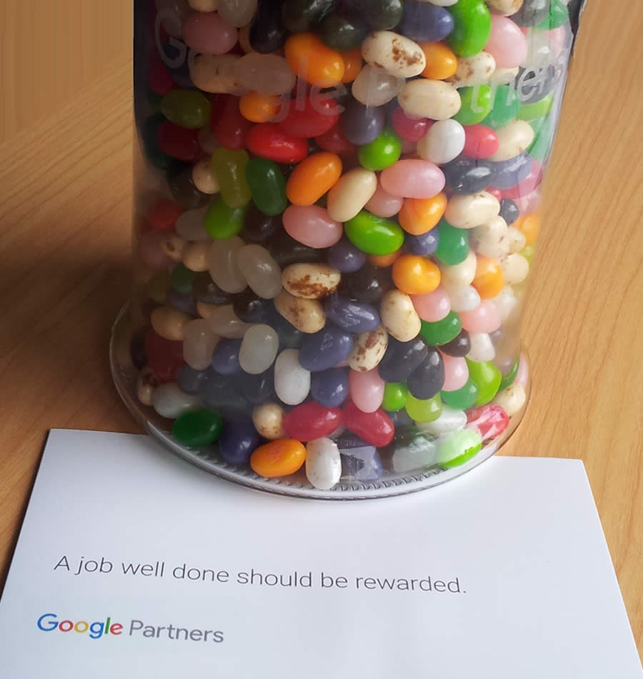 Google Partners - Jelly Beans Reward